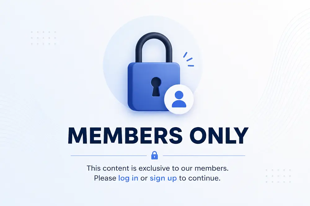 Members only content